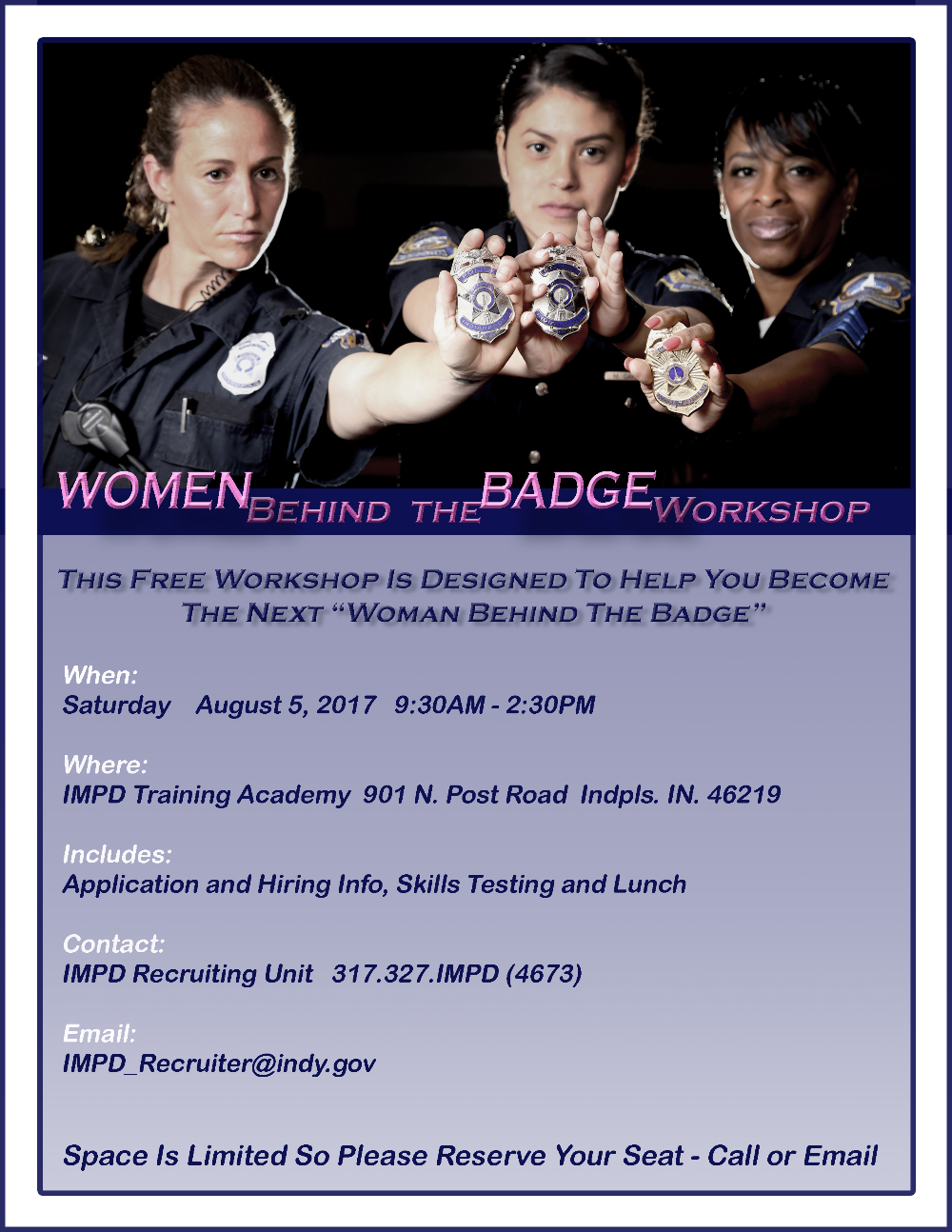 Are You the Next Woman Behind the Badge?